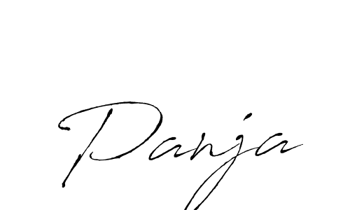 Design your own signature with our free online signature maker. With this signature software, you can create a handwritten (Antro_Vectra) signature for name Panja. Panja signature style 6 images and pictures png