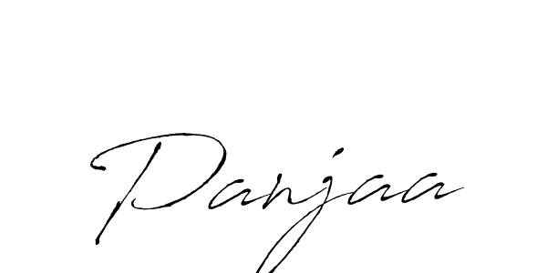 How to make Panjaa signature? Antro_Vectra is a professional autograph style. Create handwritten signature for Panjaa name. Panjaa signature style 6 images and pictures png