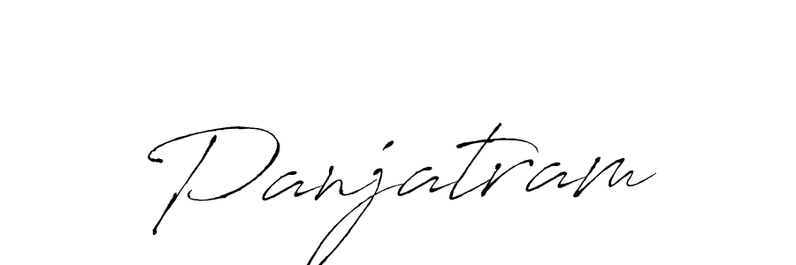 Use a signature maker to create a handwritten signature online. With this signature software, you can design (Antro_Vectra) your own signature for name Panjatram. Panjatram signature style 6 images and pictures png