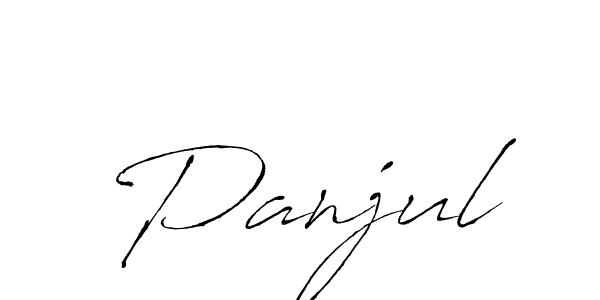 Create a beautiful signature design for name Panjul. With this signature (Antro_Vectra) fonts, you can make a handwritten signature for free. Panjul signature style 6 images and pictures png