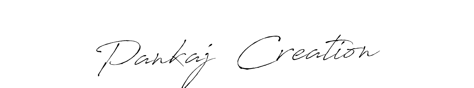 Use a signature maker to create a handwritten signature online. With this signature software, you can design (Antro_Vectra) your own signature for name Pankaj  Creation. Pankaj  Creation signature style 6 images and pictures png