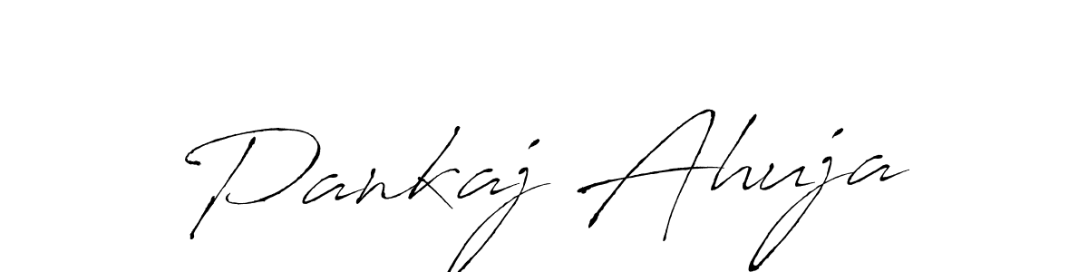 Design your own signature with our free online signature maker. With this signature software, you can create a handwritten (Antro_Vectra) signature for name Pankaj Ahuja. Pankaj Ahuja signature style 6 images and pictures png