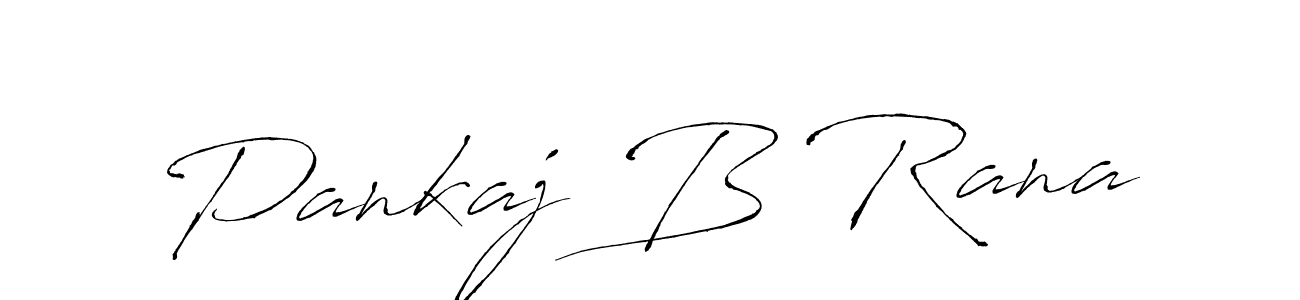 Make a beautiful signature design for name Pankaj B Rana. With this signature (Antro_Vectra) style, you can create a handwritten signature for free. Pankaj B Rana signature style 6 images and pictures png