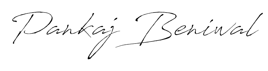 Style your name Pankaj Beniwal with confidence using Antro_Vectra signature design. Simple, elegant, and ready for immediate document use. Pankaj Beniwal signature style 6 images and pictures png
