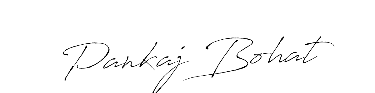 Pankaj Bohat stylish signature style. Best Handwritten Sign (Antro_Vectra) for my name. Handwritten Signature Collection Ideas for my name Pankaj Bohat. Pankaj Bohat signature style 6 images and pictures png