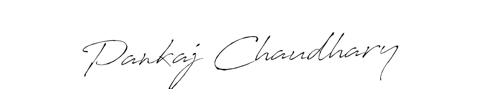 Pankaj Chaudhary stylish signature style. Best Handwritten Sign (Antro_Vectra) for my name. Handwritten Signature Collection Ideas for my name Pankaj Chaudhary. Pankaj Chaudhary signature style 6 images and pictures png