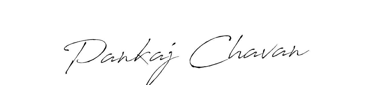 How to make Pankaj Chavan name signature. Use Antro_Vectra style for creating short signs online. This is the latest handwritten sign. Pankaj Chavan signature style 6 images and pictures png