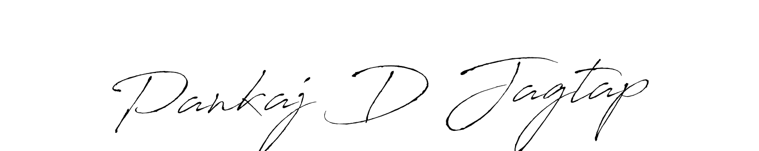 Design your own signature with our free online signature maker. With this signature software, you can create a handwritten (Antro_Vectra) signature for name Pankaj D Jagtap. Pankaj D Jagtap signature style 6 images and pictures png