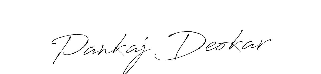 Design your own signature with our free online signature maker. With this signature software, you can create a handwritten (Antro_Vectra) signature for name Pankaj Deokar. Pankaj Deokar signature style 6 images and pictures png
