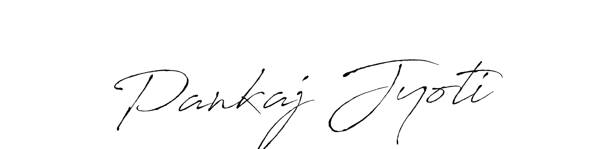 Make a beautiful signature design for name Pankaj Jyoti. With this signature (Antro_Vectra) style, you can create a handwritten signature for free. Pankaj Jyoti signature style 6 images and pictures png