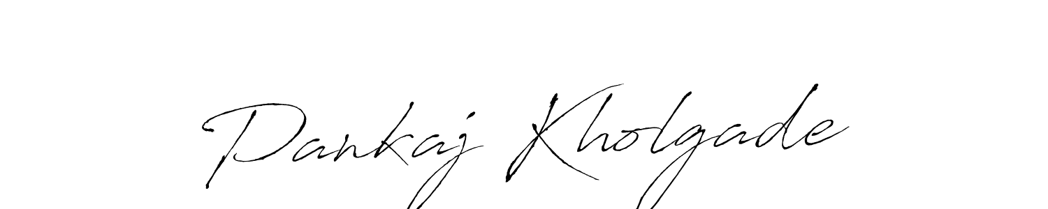 You should practise on your own different ways (Antro_Vectra) to write your name (Pankaj Kholgade) in signature. don't let someone else do it for you. Pankaj Kholgade signature style 6 images and pictures png