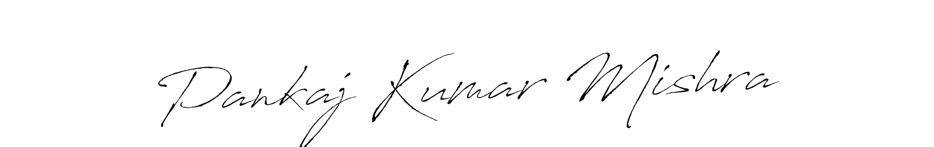 Create a beautiful signature design for name Pankaj Kumar Mishra. With this signature (Antro_Vectra) fonts, you can make a handwritten signature for free. Pankaj Kumar Mishra signature style 6 images and pictures png