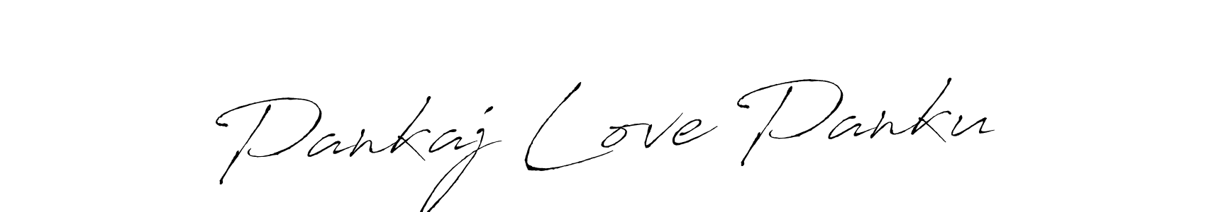 How to make Pankaj Love Panku signature? Antro_Vectra is a professional autograph style. Create handwritten signature for Pankaj Love Panku name. Pankaj Love Panku signature style 6 images and pictures png