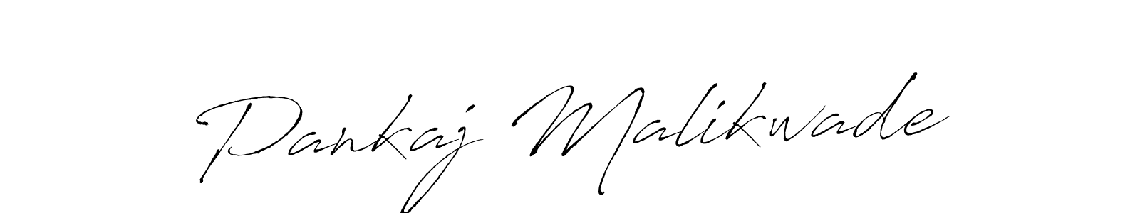 Create a beautiful signature design for name Pankaj Malikwade. With this signature (Antro_Vectra) fonts, you can make a handwritten signature for free. Pankaj Malikwade signature style 6 images and pictures png