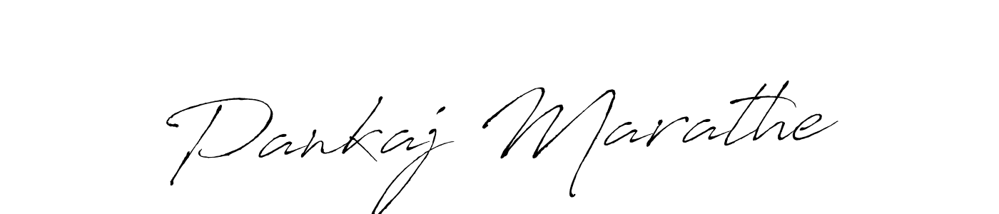 Design your own signature with our free online signature maker. With this signature software, you can create a handwritten (Antro_Vectra) signature for name Pankaj Marathe. Pankaj Marathe signature style 6 images and pictures png