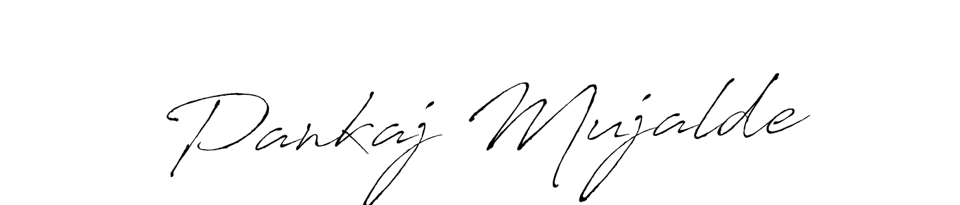 Also we have Pankaj Mujalde name is the best signature style. Create professional handwritten signature collection using Antro_Vectra autograph style. Pankaj Mujalde signature style 6 images and pictures png