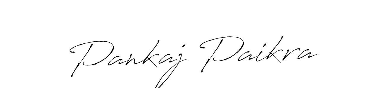 Pankaj Paikra stylish signature style. Best Handwritten Sign (Antro_Vectra) for my name. Handwritten Signature Collection Ideas for my name Pankaj Paikra. Pankaj Paikra signature style 6 images and pictures png