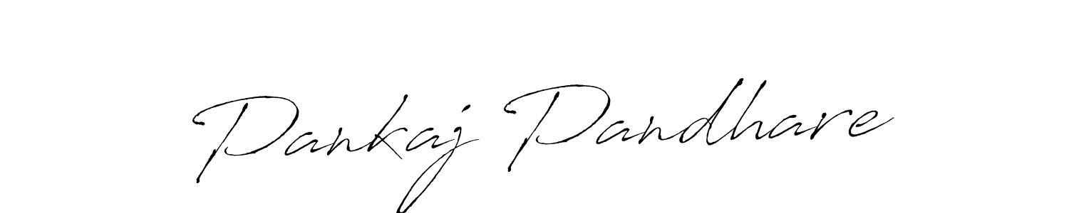 Make a beautiful signature design for name Pankaj Pandhare. With this signature (Antro_Vectra) style, you can create a handwritten signature for free. Pankaj Pandhare signature style 6 images and pictures png