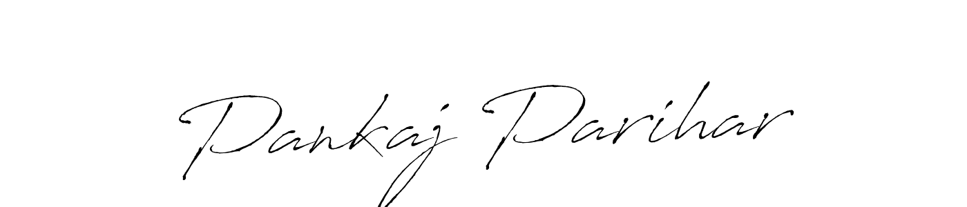Design your own signature with our free online signature maker. With this signature software, you can create a handwritten (Antro_Vectra) signature for name Pankaj Parihar. Pankaj Parihar signature style 6 images and pictures png