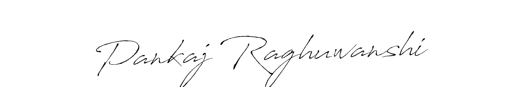 Create a beautiful signature design for name Pankaj Raghuwanshi. With this signature (Antro_Vectra) fonts, you can make a handwritten signature for free. Pankaj Raghuwanshi signature style 6 images and pictures png