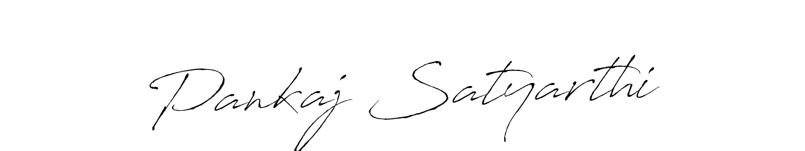 Create a beautiful signature design for name Pankaj Satyarthi. With this signature (Antro_Vectra) fonts, you can make a handwritten signature for free. Pankaj Satyarthi signature style 6 images and pictures png