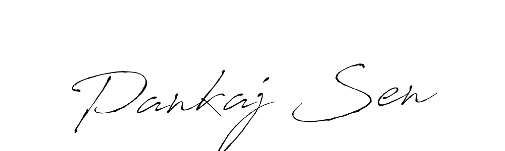 Use a signature maker to create a handwritten signature online. With this signature software, you can design (Antro_Vectra) your own signature for name Pankaj Sen. Pankaj Sen signature style 6 images and pictures png