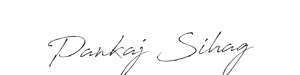 How to make Pankaj Sihag signature? Antro_Vectra is a professional autograph style. Create handwritten signature for Pankaj Sihag name. Pankaj Sihag signature style 6 images and pictures png