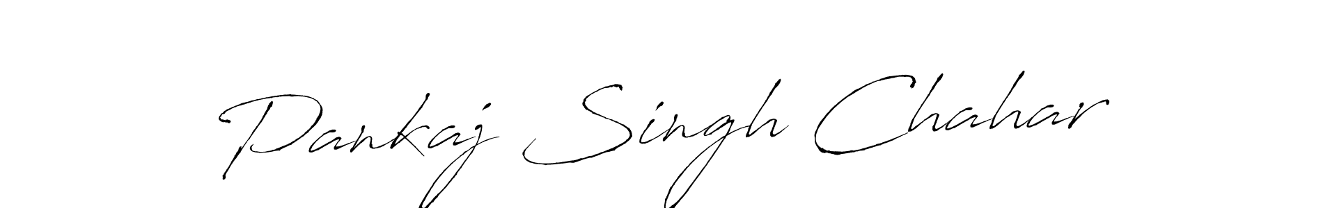 Pankaj Singh Chahar stylish signature style. Best Handwritten Sign (Antro_Vectra) for my name. Handwritten Signature Collection Ideas for my name Pankaj Singh Chahar. Pankaj Singh Chahar signature style 6 images and pictures png