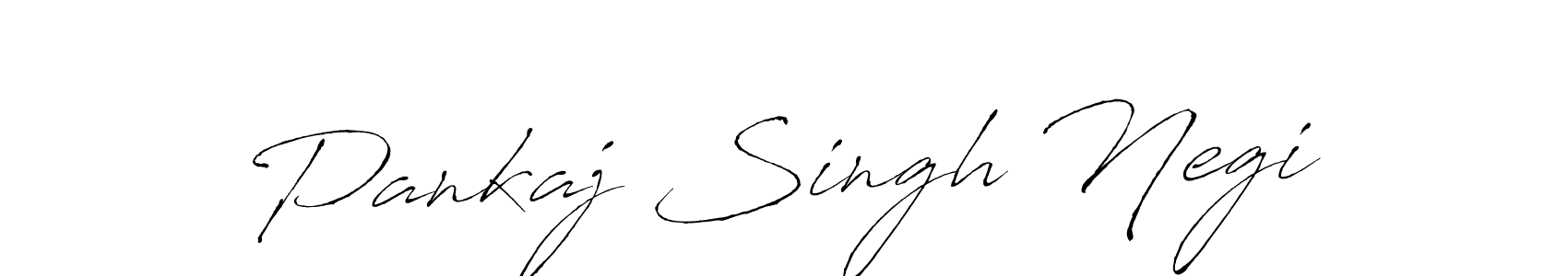 Create a beautiful signature design for name Pankaj Singh Negi. With this signature (Antro_Vectra) fonts, you can make a handwritten signature for free. Pankaj Singh Negi signature style 6 images and pictures png