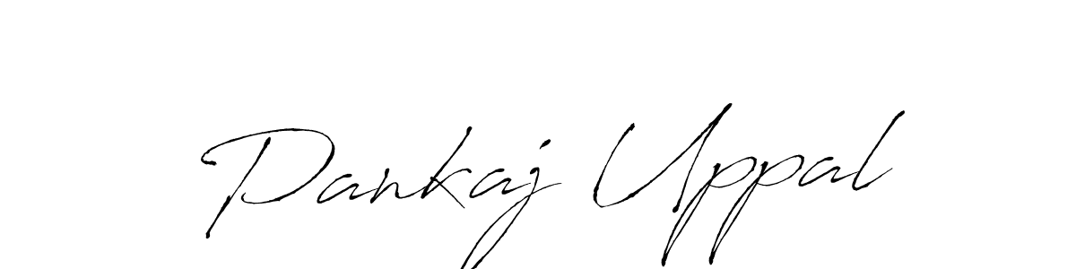 Design your own signature with our free online signature maker. With this signature software, you can create a handwritten (Antro_Vectra) signature for name Pankaj Uppal. Pankaj Uppal signature style 6 images and pictures png