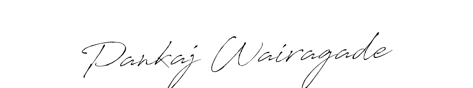 Pankaj Wairagade stylish signature style. Best Handwritten Sign (Antro_Vectra) for my name. Handwritten Signature Collection Ideas for my name Pankaj Wairagade. Pankaj Wairagade signature style 6 images and pictures png