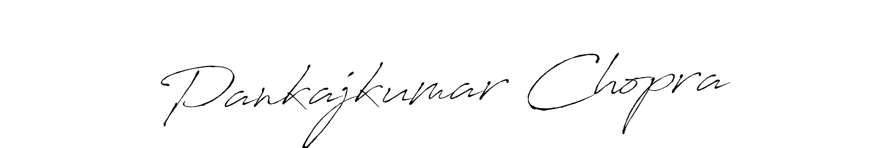 Antro_Vectra is a professional signature style that is perfect for those who want to add a touch of class to their signature. It is also a great choice for those who want to make their signature more unique. Get Pankajkumar Chopra name to fancy signature for free. Pankajkumar Chopra signature style 6 images and pictures png
