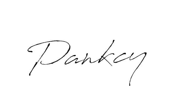 How to make Pankcy name signature. Use Antro_Vectra style for creating short signs online. This is the latest handwritten sign. Pankcy signature style 6 images and pictures png