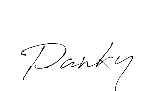 Also we have Panky name is the best signature style. Create professional handwritten signature collection using Antro_Vectra autograph style. Panky signature style 6 images and pictures png