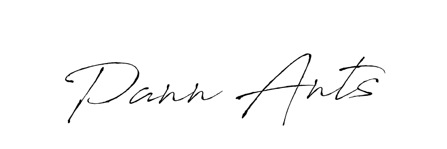 Pann Ants stylish signature style. Best Handwritten Sign (Antro_Vectra) for my name. Handwritten Signature Collection Ideas for my name Pann Ants. Pann Ants signature style 6 images and pictures png