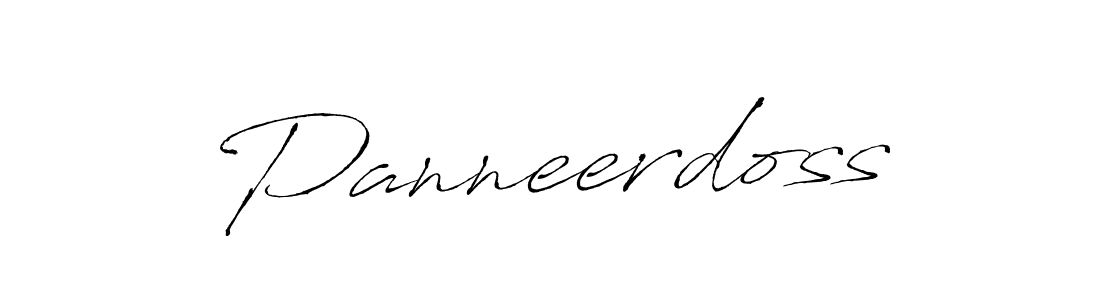 How to make Panneerdoss name signature. Use Antro_Vectra style for creating short signs online. This is the latest handwritten sign. Panneerdoss signature style 6 images and pictures png