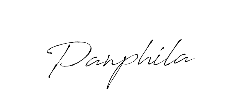 Panphila stylish signature style. Best Handwritten Sign (Antro_Vectra) for my name. Handwritten Signature Collection Ideas for my name Panphila. Panphila signature style 6 images and pictures png