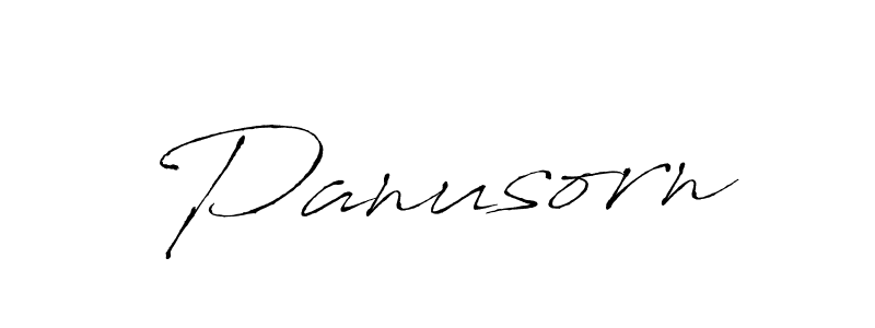 Create a beautiful signature design for name Panusorn. With this signature (Antro_Vectra) fonts, you can make a handwritten signature for free. Panusorn signature style 6 images and pictures png