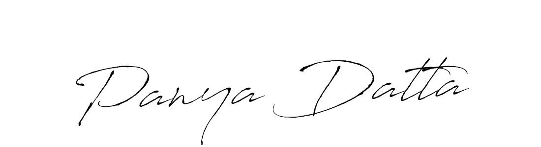 How to make Panya Datta name signature. Use Antro_Vectra style for creating short signs online. This is the latest handwritten sign. Panya Datta signature style 6 images and pictures png