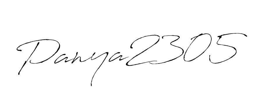 Panya2305 stylish signature style. Best Handwritten Sign (Antro_Vectra) for my name. Handwritten Signature Collection Ideas for my name Panya2305. Panya2305 signature style 6 images and pictures png
