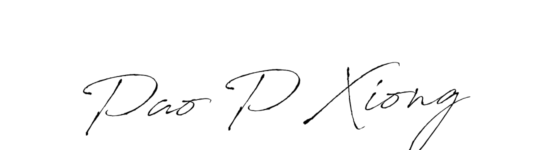 Also You can easily find your signature by using the search form. We will create Pao P Xiong name handwritten signature images for you free of cost using Antro_Vectra sign style. Pao P Xiong signature style 6 images and pictures png