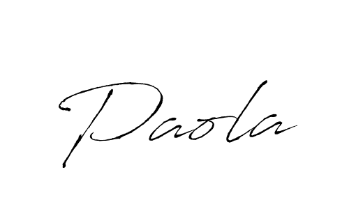 Create a beautiful signature design for name Paola. With this signature (Antro_Vectra) fonts, you can make a handwritten signature for free. Paola signature style 6 images and pictures png