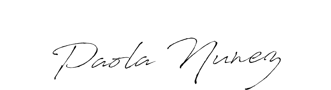 You should practise on your own different ways (Antro_Vectra) to write your name (Paola Nunez) in signature. don't let someone else do it for you. Paola Nunez signature style 6 images and pictures png