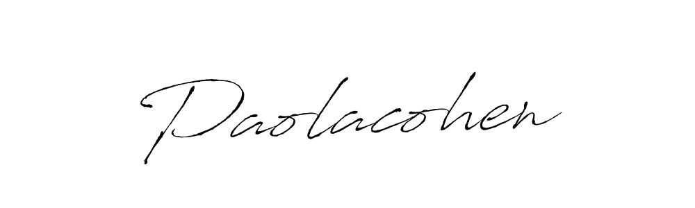 How to make Paolacohen signature? Antro_Vectra is a professional autograph style. Create handwritten signature for Paolacohen name. Paolacohen signature style 6 images and pictures png