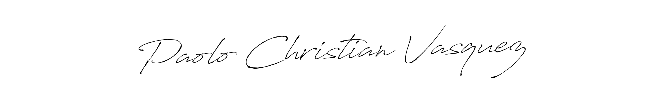 if you are searching for the best signature style for your name Paolo Christian Vasquez. so please give up your signature search. here we have designed multiple signature styles  using Antro_Vectra. Paolo Christian Vasquez signature style 6 images and pictures png