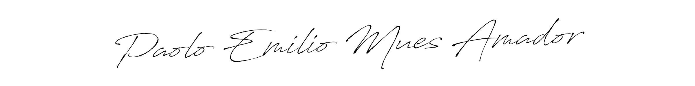 You should practise on your own different ways (Antro_Vectra) to write your name (Paolo Emilio Mues Amador) in signature. don't let someone else do it for you. Paolo Emilio Mues Amador signature style 6 images and pictures png