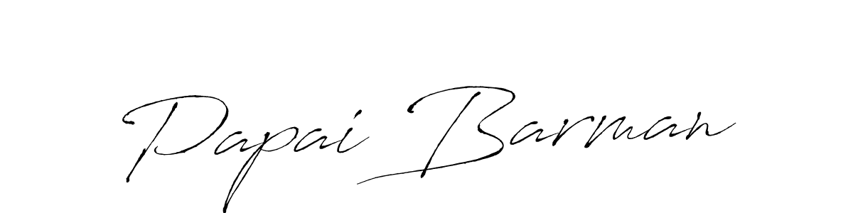 How to make Papai Barman signature? Antro_Vectra is a professional autograph style. Create handwritten signature for Papai Barman name. Papai Barman signature style 6 images and pictures png