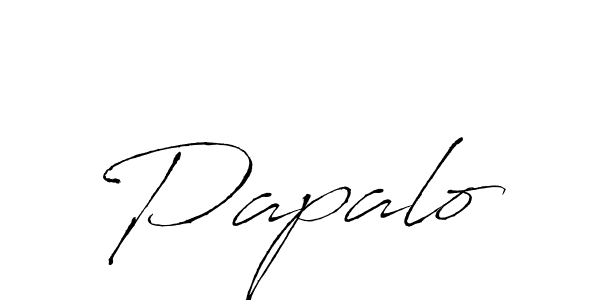 Create a beautiful signature design for name Papalo. With this signature (Antro_Vectra) fonts, you can make a handwritten signature for free. Papalo signature style 6 images and pictures png