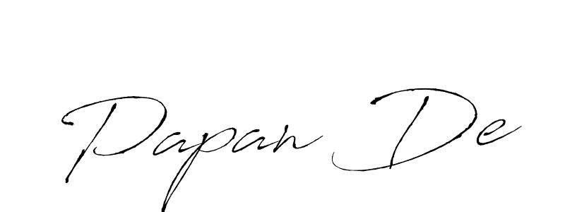 You should practise on your own different ways (Antro_Vectra) to write your name (Papan De) in signature. don't let someone else do it for you. Papan De signature style 6 images and pictures png