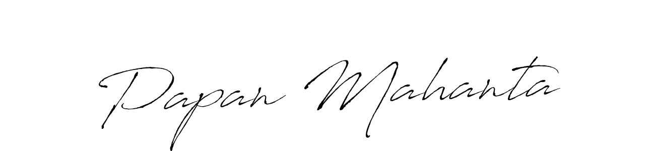 You should practise on your own different ways (Antro_Vectra) to write your name (Papan Mahanta) in signature. don't let someone else do it for you. Papan Mahanta signature style 6 images and pictures png